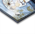 Woman with Birches and Dalmatian Acrylic print