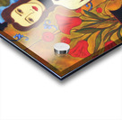 Woman With Tulips and Landscape Acrylic print