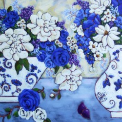 Blue and White Still Life