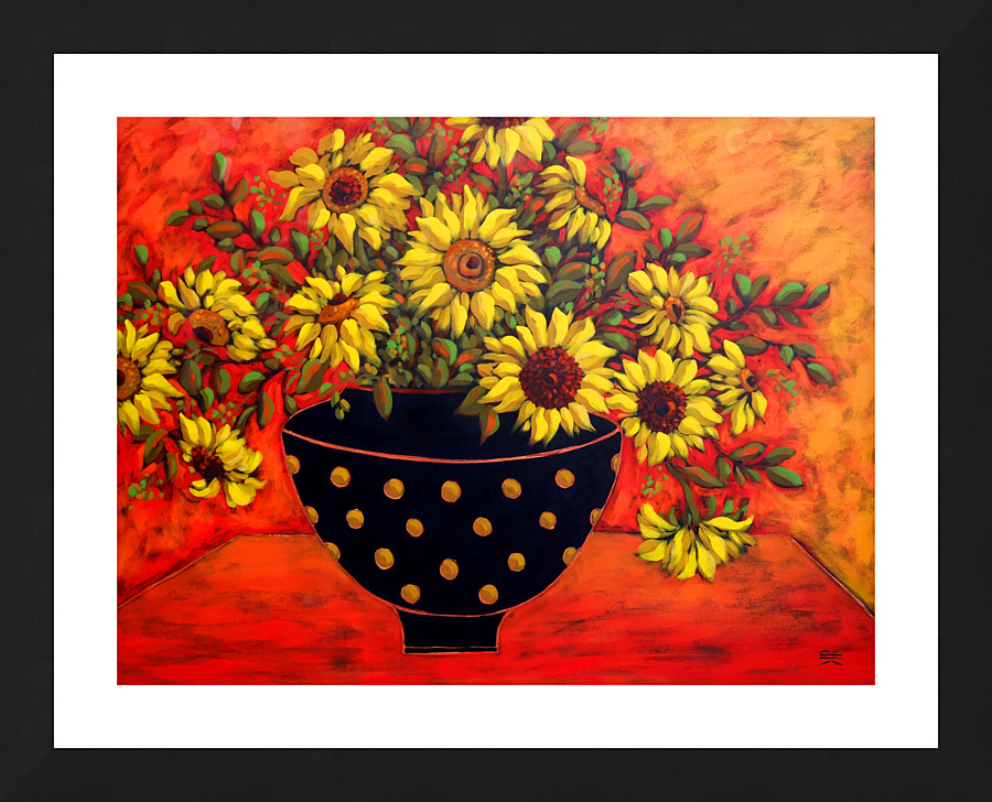 Sunflowers Picture Frame print