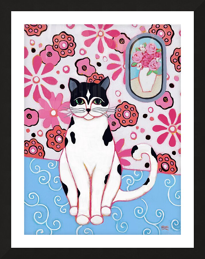 Cat Picture Frame print
