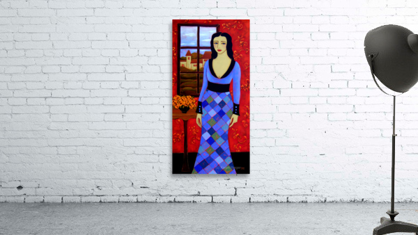 Blue Harlequin Wall Preview